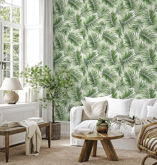 Tommy Bahama Escape Route Aloe Palm Peel & Stick Wallpaper